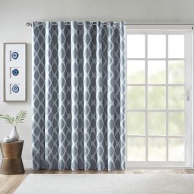 Printed Ikat Blackout Patio Curtain